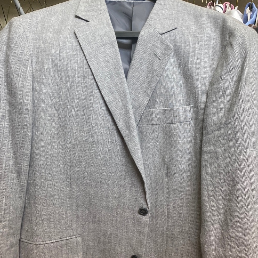 Stanford sliver herringbone mens sportcoat